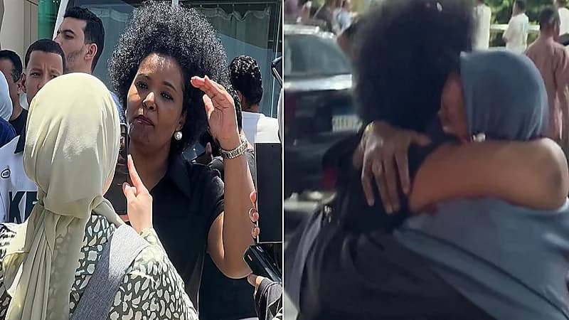 إعلامية ليبية تلتقي بعائلتها لأول مرة بعد غياب دام 44 سنة.. فيديو