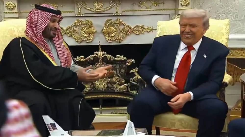 ترامب: أنا أفضل رئيس بالعلاقات السعودية–الأمريكية وولي العهد: هذا حوار آخر.. فيديو