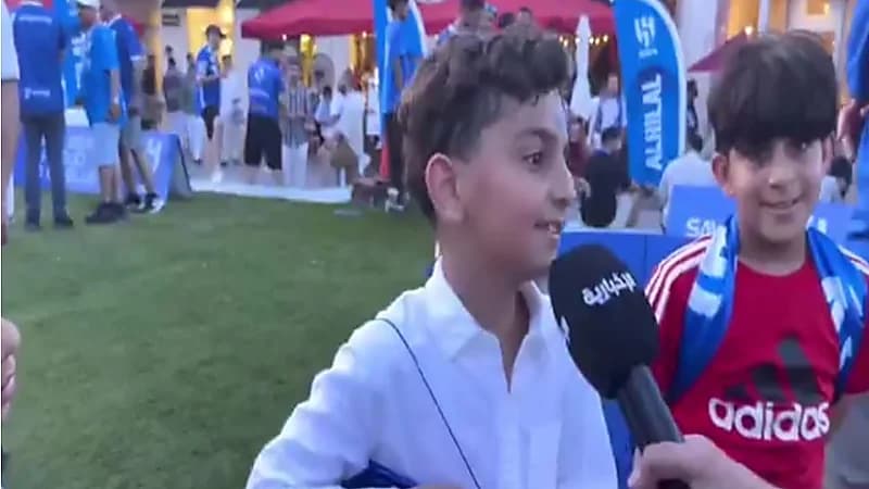 طفل هلالي يتمنى خماسية في شباك ريال مدريد.. فيديو