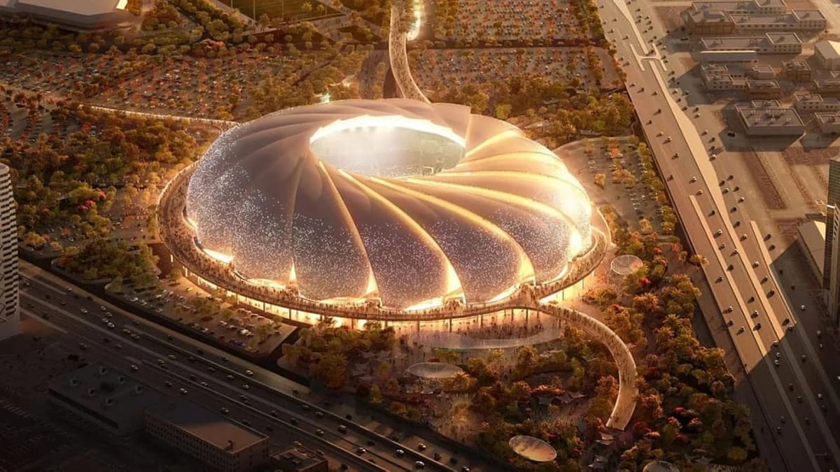 ملعب أرامكو يقترب من الاكتمال استعدادًا لكأس آسيا 2027 .. فيديو