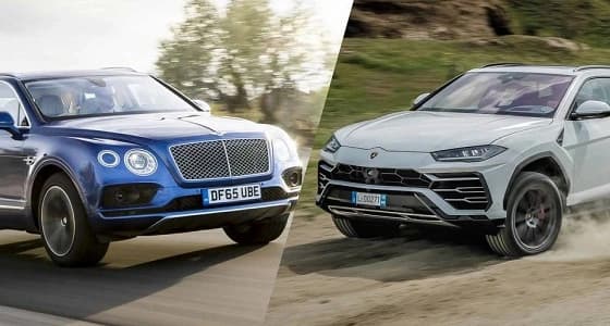 بالأرقام .. مقارنة تفصيلية بين بنتلي بنتايجا ولامبورجيني أوروس