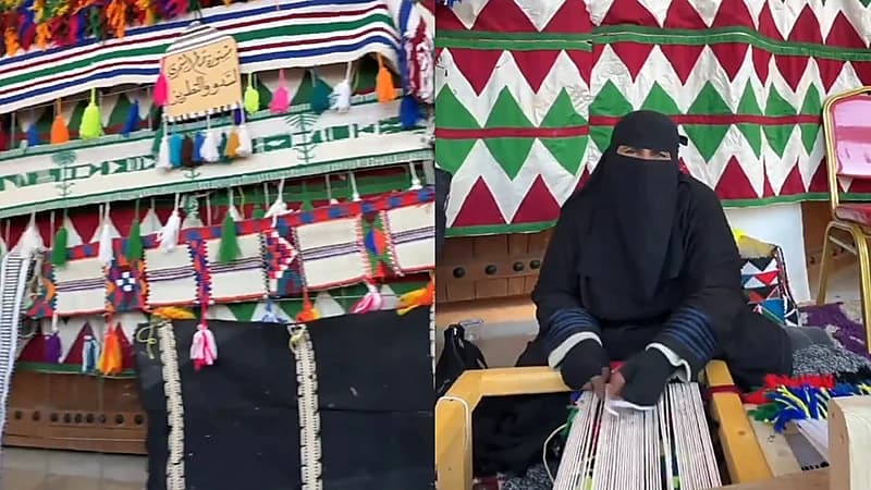 حرفية تعمل على قاطع 6 أشهر قبل 57 عامًا وتبلغ قيمته 55 ألف ريال .. فيديو