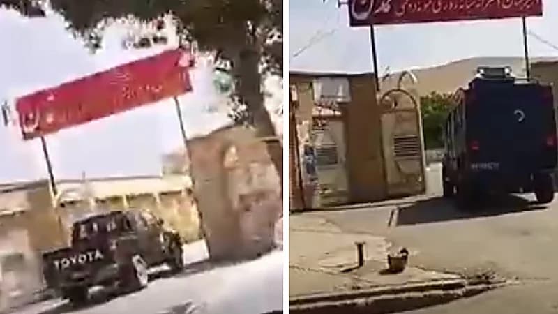 بالفيديو.. بلطجية النظام الإيراني يقتحمون مدرسة بنات