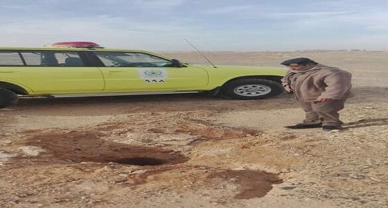 بالصور.. مدني القريات بالتعاون مع إدارة المياه يغلقان بئرا ارتوازية مهجورة