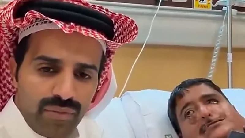 سعود القحطاني يزور العميري ويوجه رسالة للمخلفين بالوعود: خافوا ربكم.. فيديو
