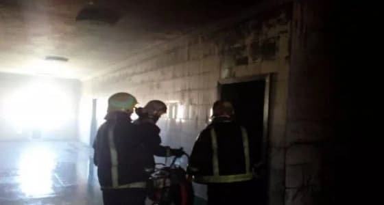 إصابة رجل من الدفاع المدني في حريق بجازان