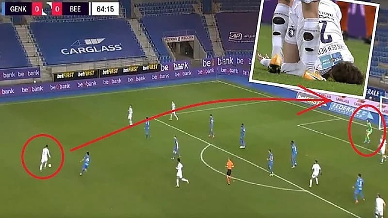 بالفيديو.. لاعب يسجل هدف من مسافة 35 مترا