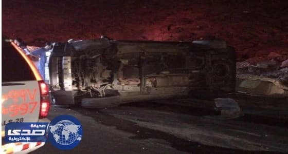 10 مصابين في حادثين على طريق المدينة وبطحاء قريش